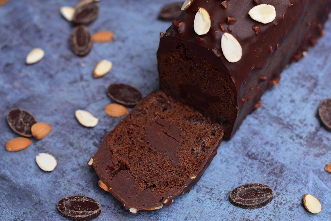 Cake chocolat & insert praliné amande
